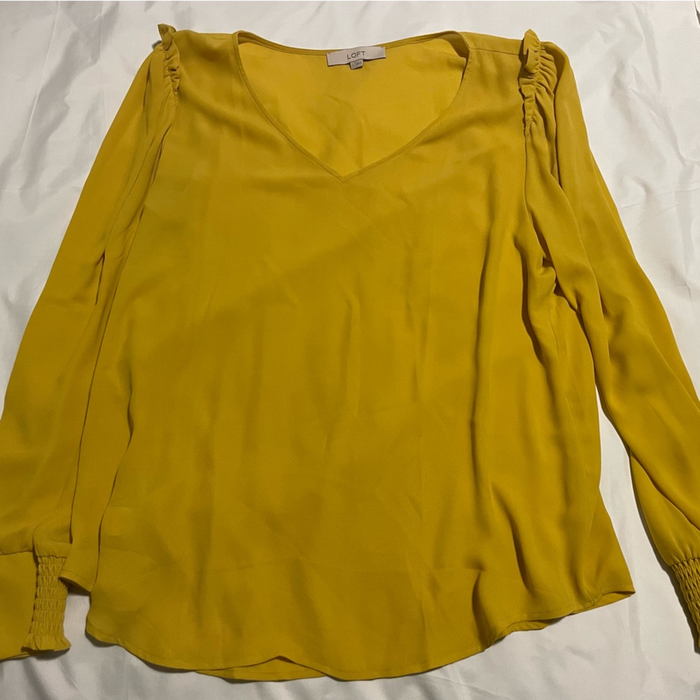 V-neck blouse